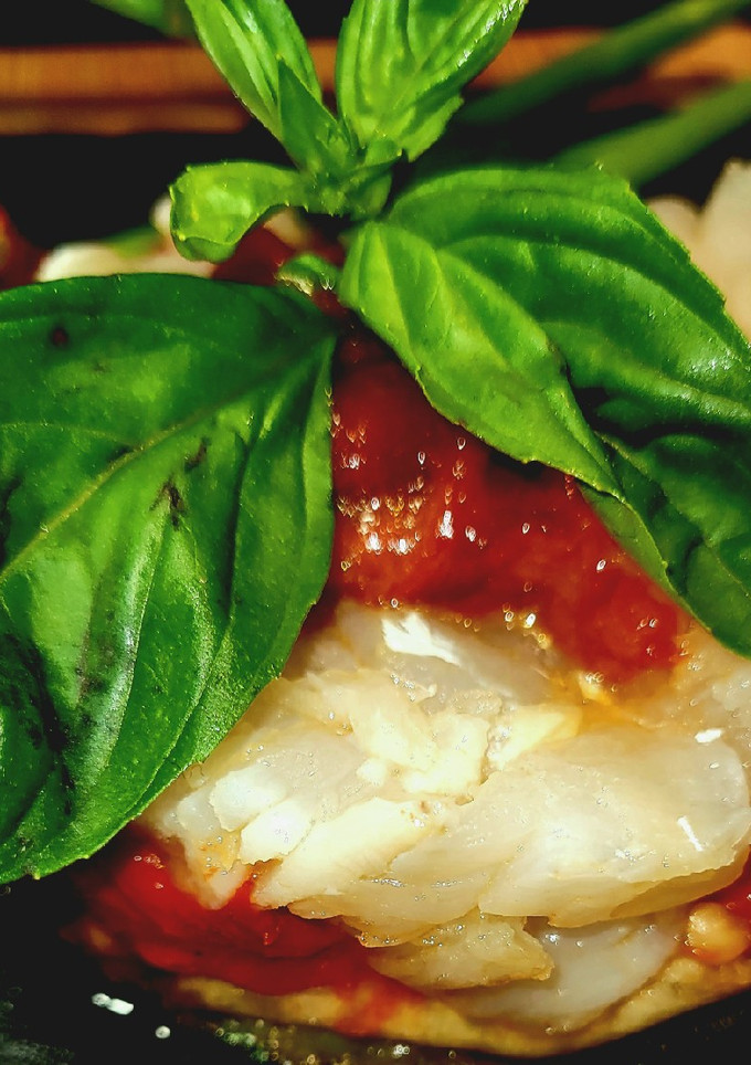 Una foto de Tartar de bacalao