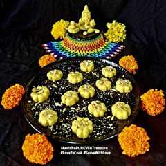A picture of Instant Kesariya Peda.