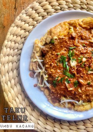 Foto resep Tahu Telur Bumbu Kacang