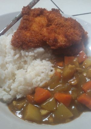 Foto resep Nasi Curry ¥ Chiken Katsu