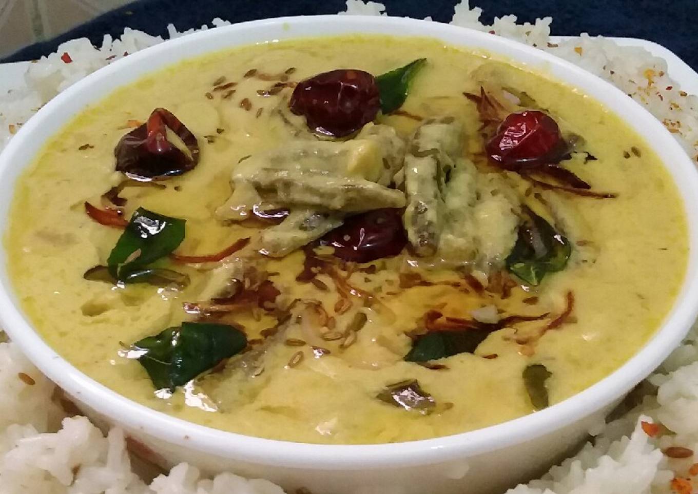 Coconut Okra(lady finger) karhi