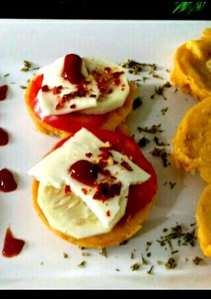 A picture of Besan mini bread.