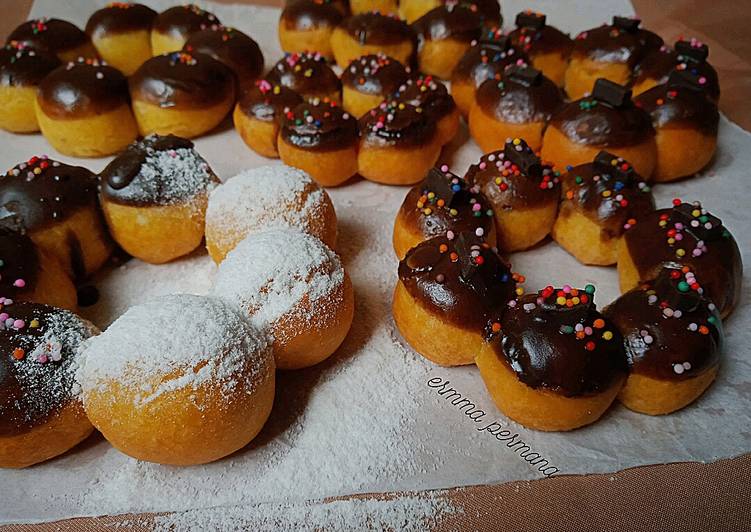 Resep Donat mochi/pon de ring Anti Gagal