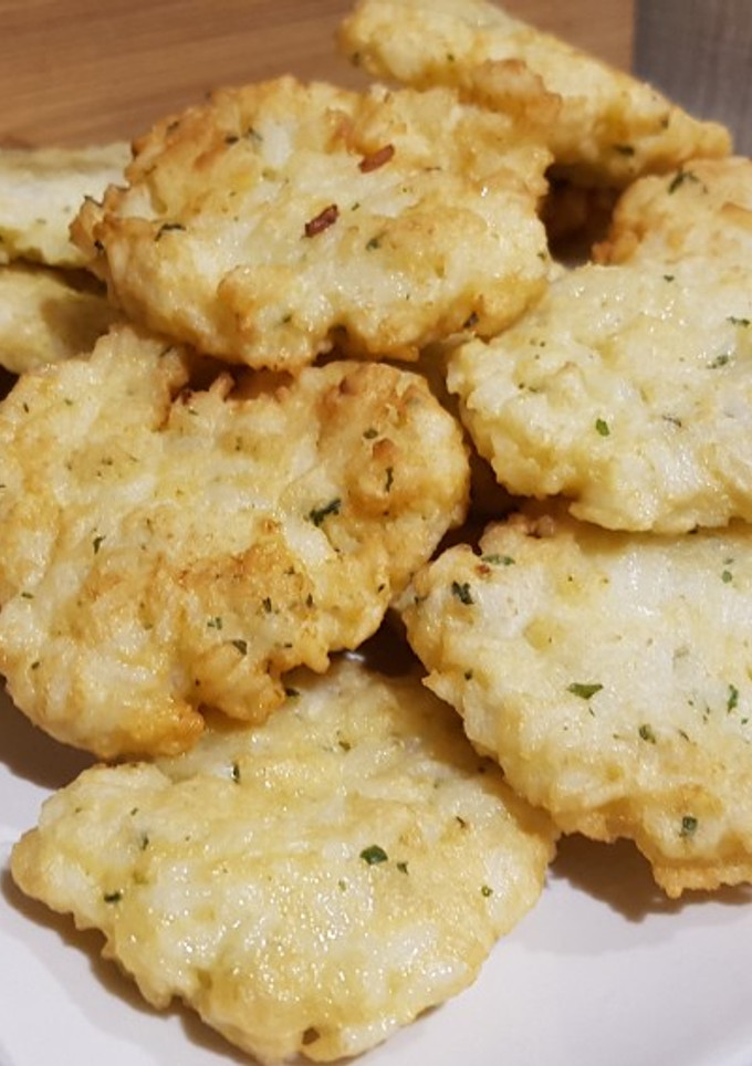 Una foto de Tortas fritas de arroz