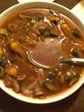 Sopa de champiñones picante