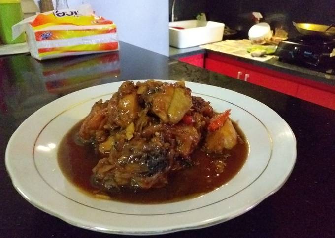 Resep Ayam Kecap Pedas Manis Simpel