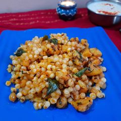 Sabudana khichdi A picture of Sabudana khichdi.