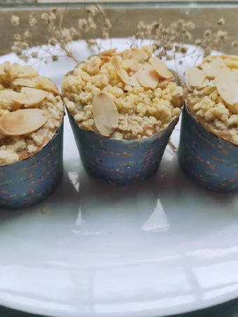 Cara Simple Menyiapkan Resep  Banana Muffin Crumble yang Lezat Sekali, Lezat