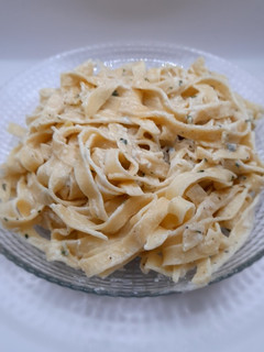 Una foto de Tagliatelle en queso gorgonzola