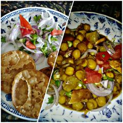 A picture of Papri chaat.