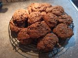Schoko-Bananen-Nuss-Cookies