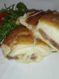 Mozzarella imbottita fritta con doppia impanatura