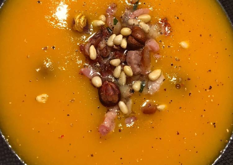 Comment Servir Soupe potimarron carottes pommes de terre