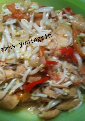 Foto resep Tumis tahu toge pedas