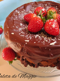 Una foto de Cheesecake de chocolate