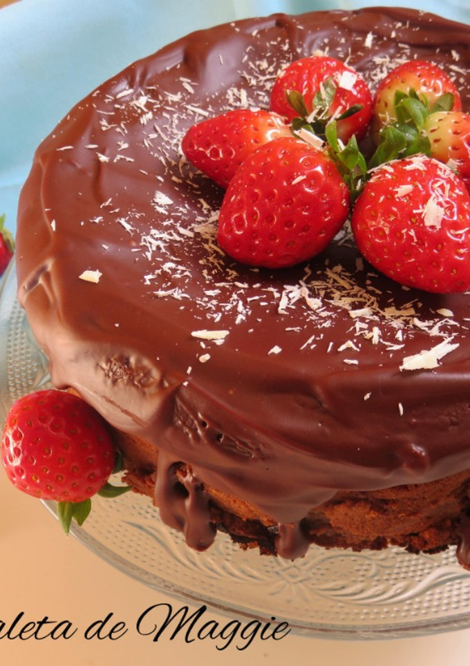 Una foto de Cheesecake de chocolate