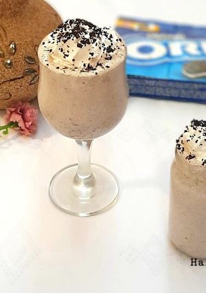 A picture of Oreo creamy smoothie.