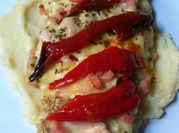 Una foto de bifes con harina