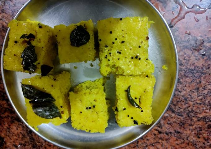 Homemade Khaman Dhokla Recipe — Chhaya's Food