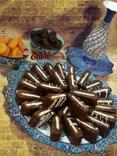عکسی از دستور خرما بیسکوییت