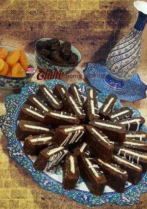 عکسی از دستور خرما بیسکوییت