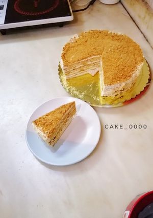 صورة لوصفة كيكة العسل