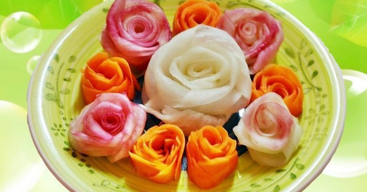 Розы из моркови - пошаговый рецепт с фото на aikimaster.ru
