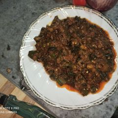 A picture of Bhindi Masala Gravy.