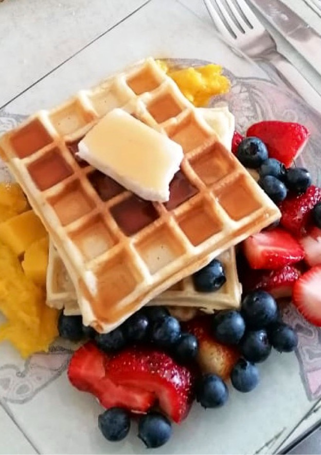 Una foto de Waffles
