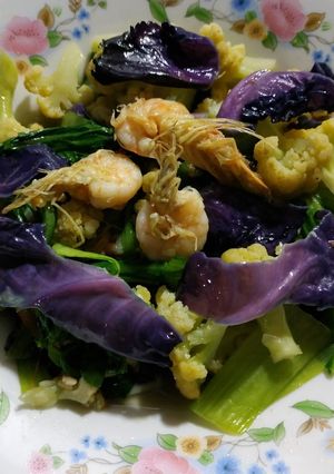Foto resep Tumis sayur pelangi 😂