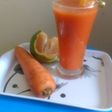 Carrot and orange health drink