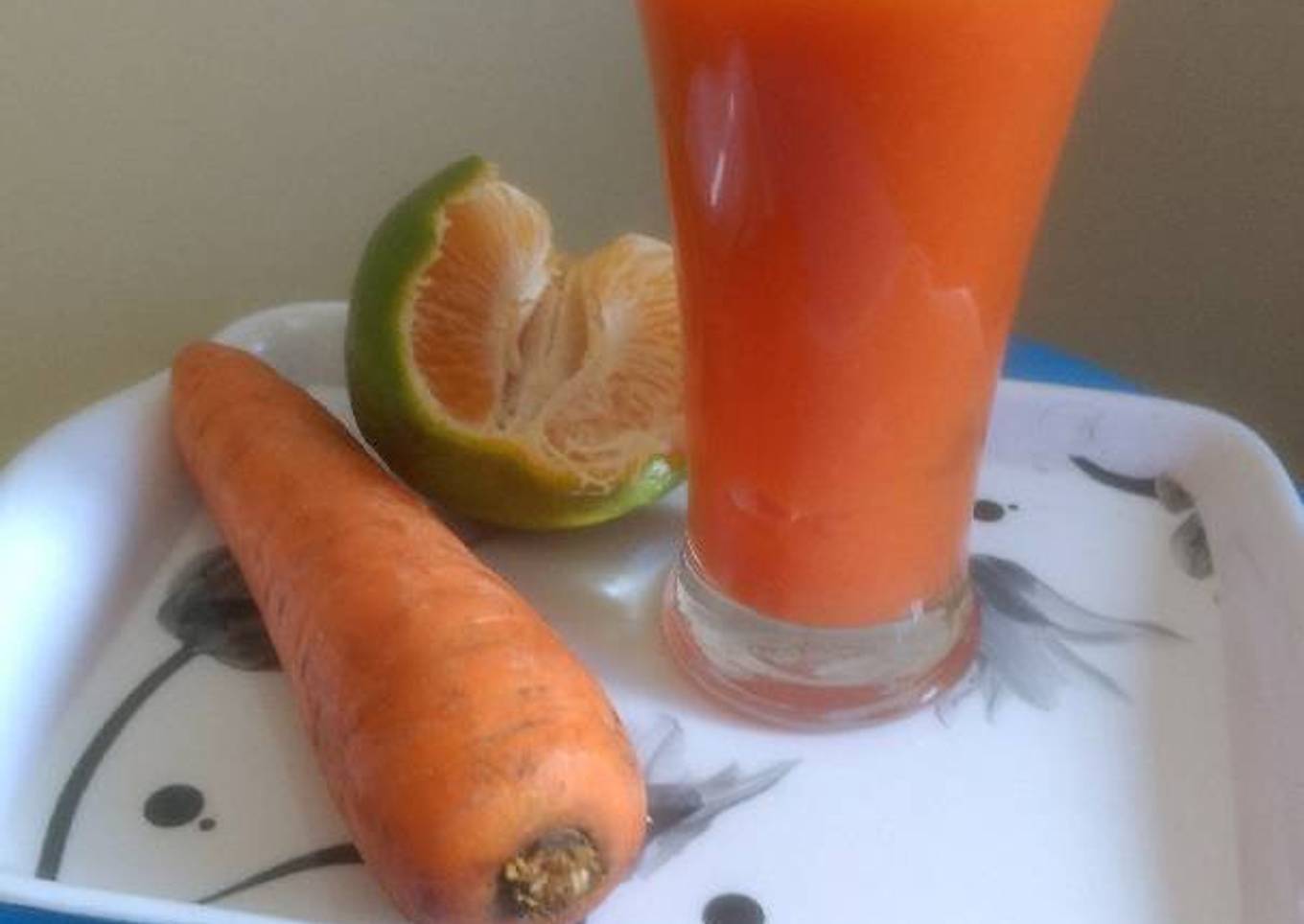 Carrot and orange health drink