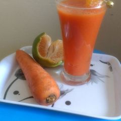 Carrot and orange health drink A picture of Carrot and orange health drink.