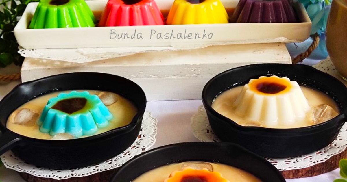 Resep Es Pudding Cappucino Gula Aren oleh Bunda Pashalenko - Cookpad
