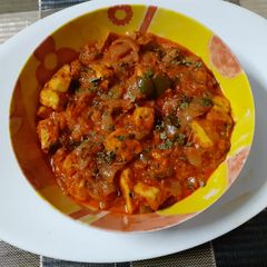 Shahi paneer A picture of Shahi paneer.