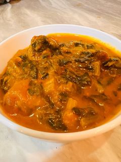 عکسی از دستور خورشت آلو اسفناج