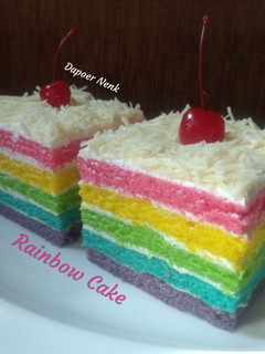 Foto resep Rainbow Cake Kukus Ny.Liem Super Lembut