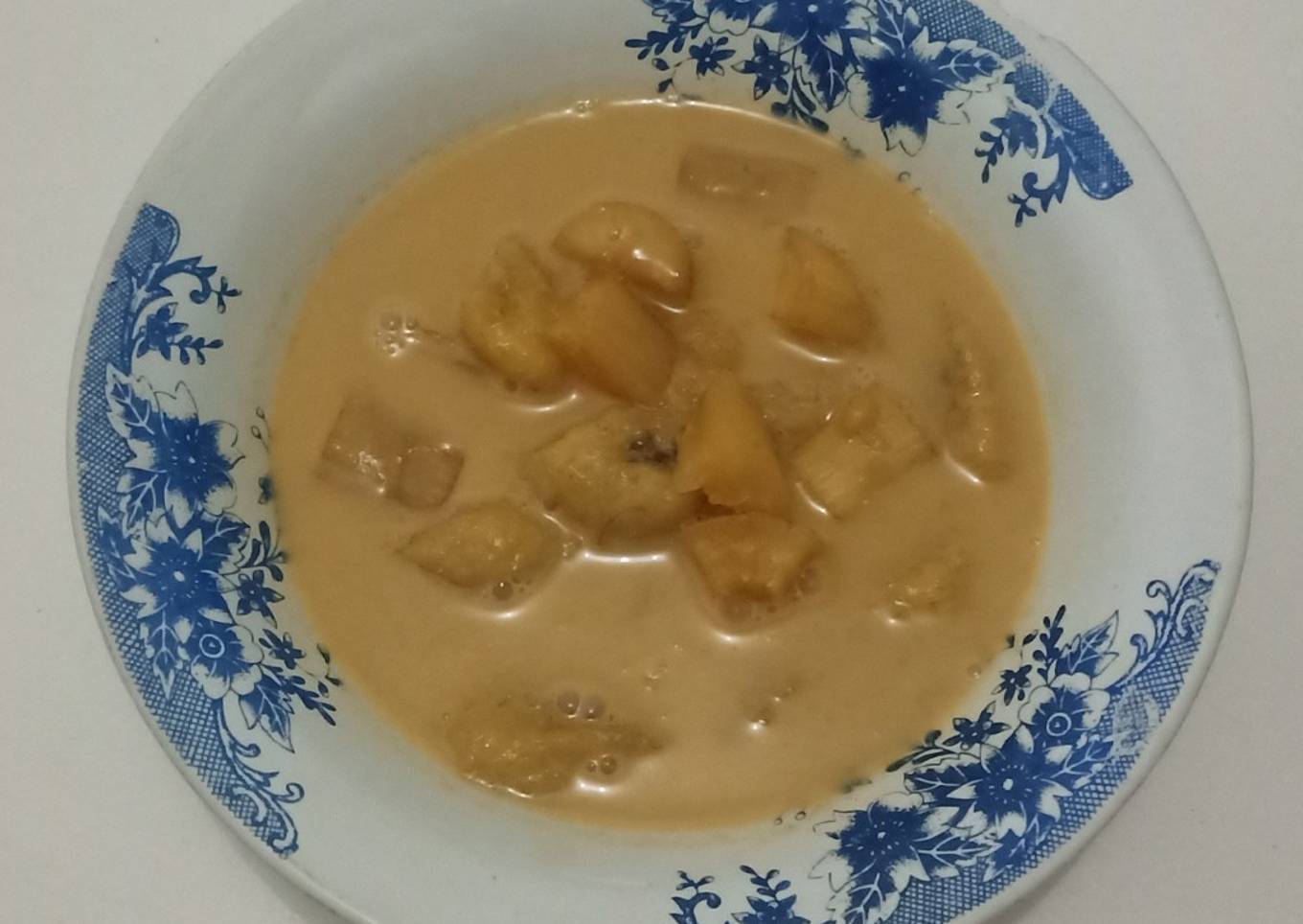 Kolak pisang singkong / ubi ala anak kost