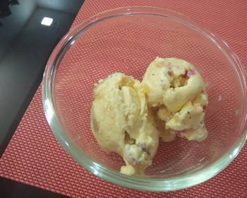 Unique Cuisine Kesar pista ice cream Delicious Nutritious