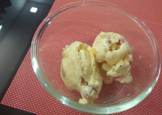 Steps to Prepare Any-night-of-the-week Kesar pista ice cream