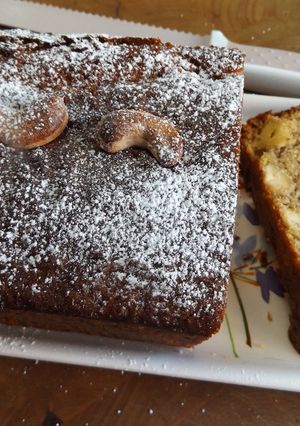 Foto principal de Cake de plátano y anacardos