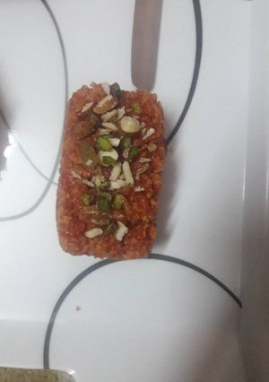 A picture of Without mava Carrot halwa.