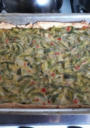 Una foto de Tarta de zapallitos