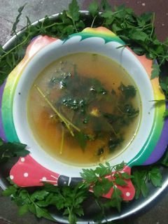 முடக்கத்தான்கீரை ரசம் (Mudakkatthaan keerai rasam recipe in tami செய்முறை முக்கிய புகைப்படம்