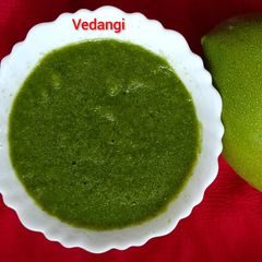 Mint and Raw Mango Chutney A picture of Mint and Raw Mango Chutney.
