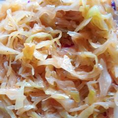 A picture of Fried cabbage.
