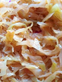 A picture of Fried cabbage.