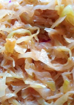 A picture of Fried cabbage.