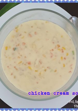 Foto resep Sup krim ayam alias Chicken Cream Soup