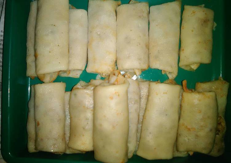 Lumpia isi abon + sayuran